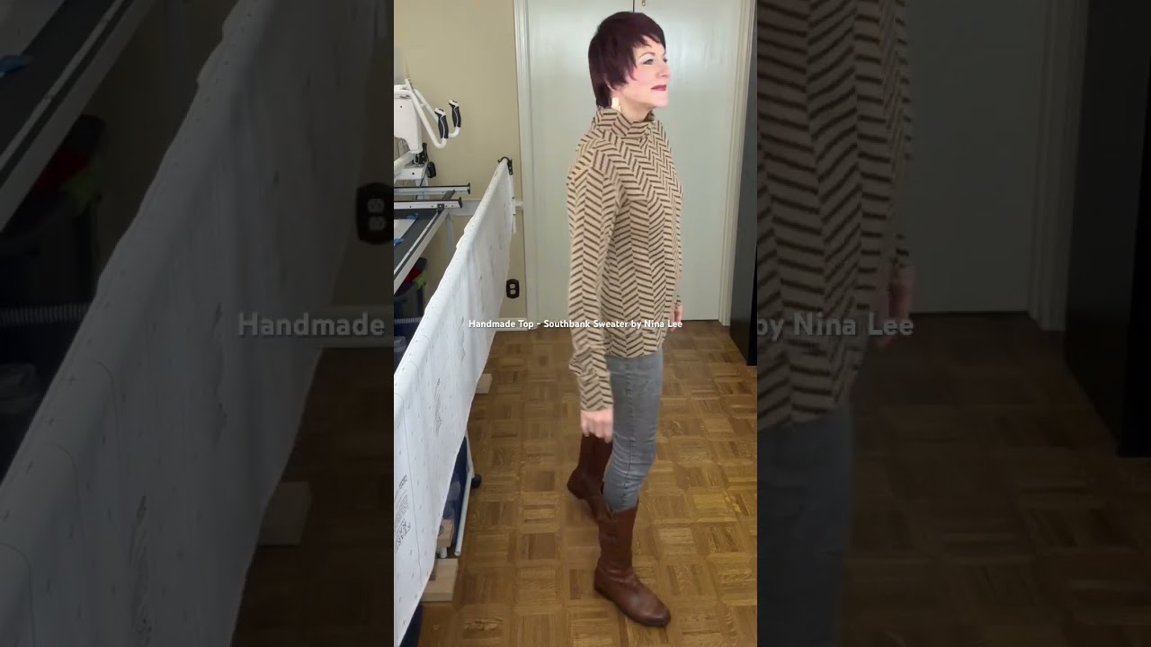 Handmade #ootd Southbank Sweater! Style Over 50! #sewing #capsulewardrobe #fridaysews