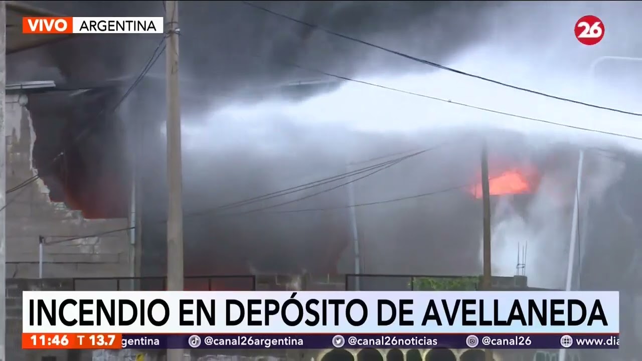 Incendio en Avellaneda