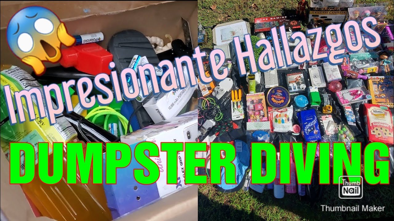 ♻️DUMPSTER DIVING/LO QUE TIRAN EN USA 🇺🇸 Impresionante HALLAZGOS Joyas increibles calcetines y mas