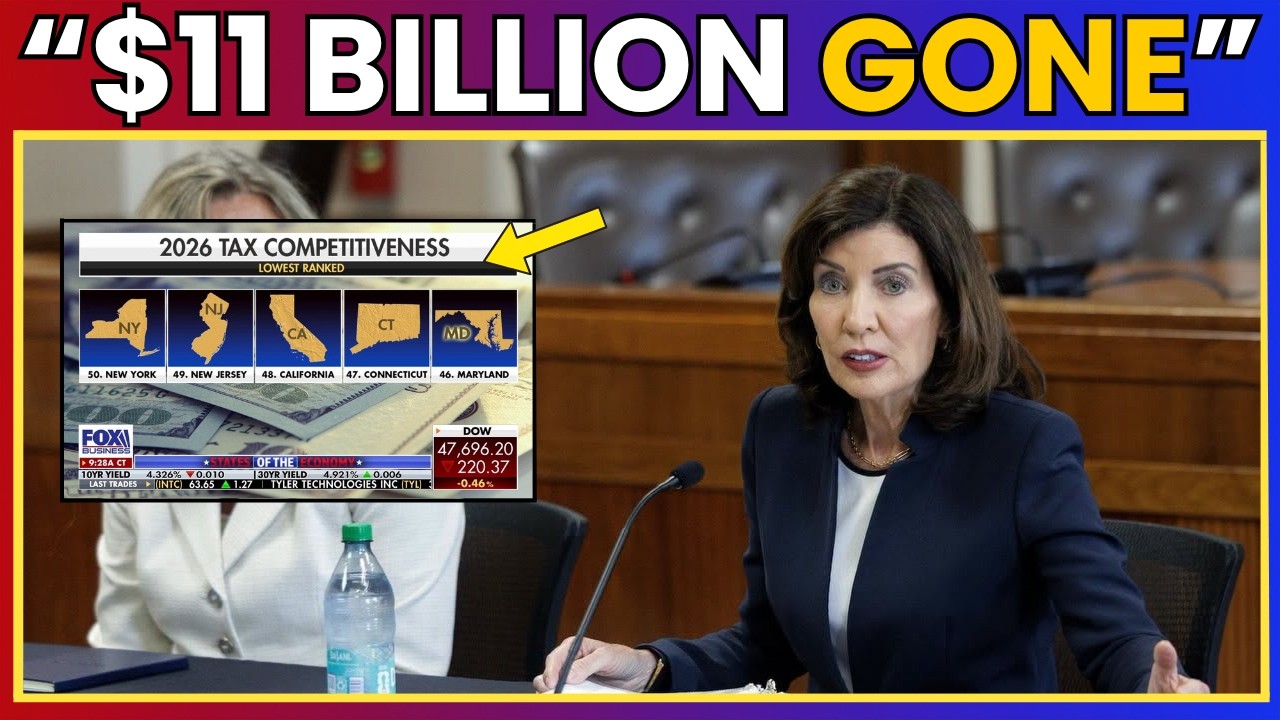NY Governor Hochul HUMILIATED After $11 Billion Tax Exodus Is Exposed on LIVE TV