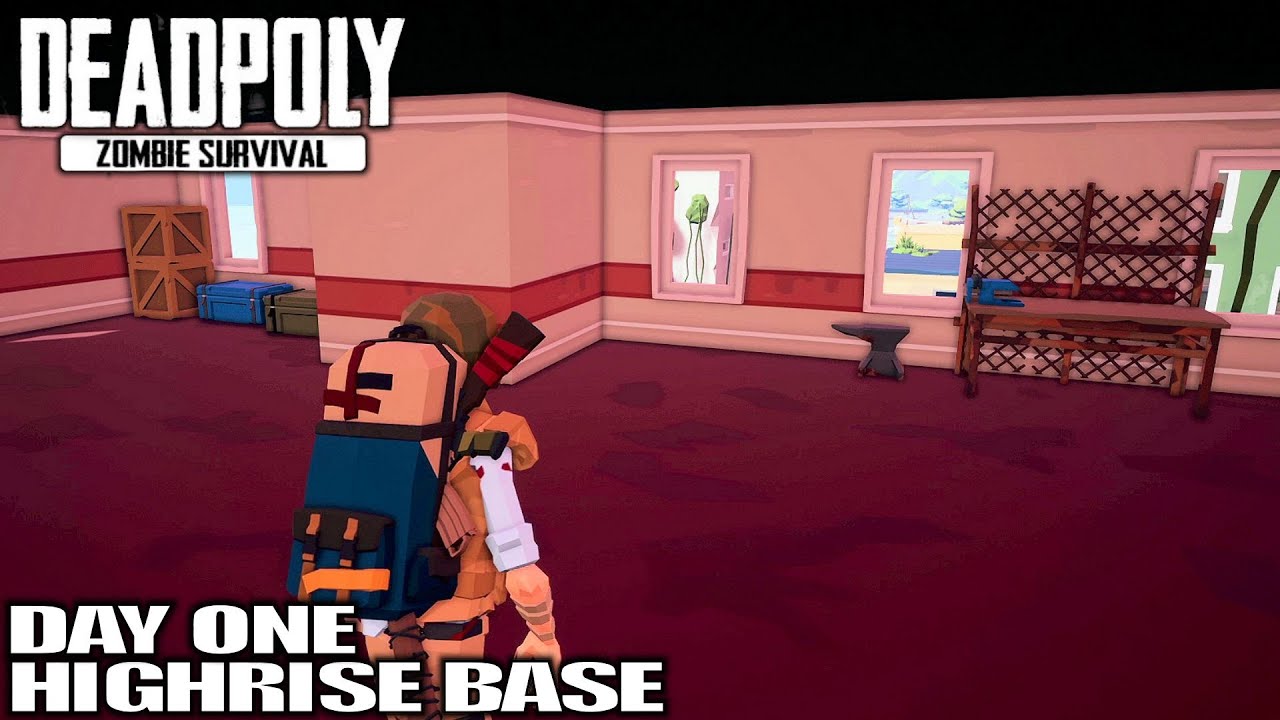 Survival Looter Shooter, Base Building & Crafting | DeadPoly Gameplay | E01