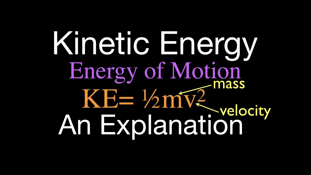 Energy, Work, & Power, (1 of 31) Kinetic Energy, An Explanation