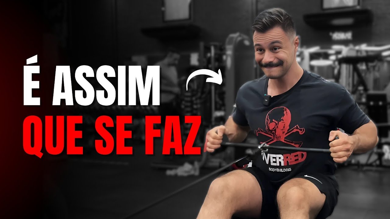 MEU TREINO DE COSTAS COM BAIXO VOLUME (CIÊNCIA APLICADA)