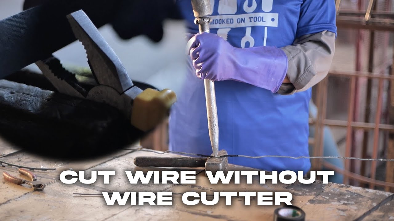 How To Sharpen Wire Cutters (No Wire Cutter? No Problem! Cut Wires Without Wire Cutter)