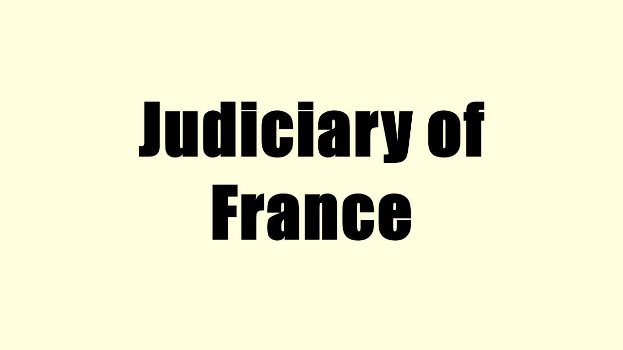 Judiciary of France