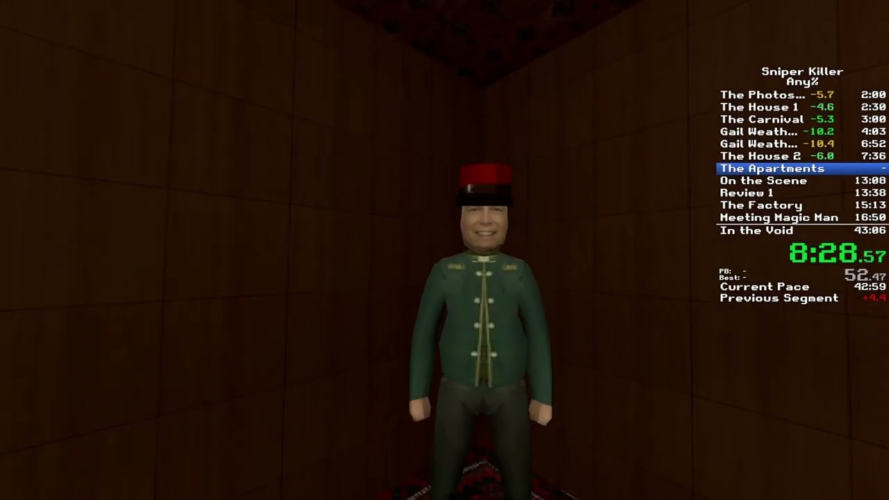 Sniper Killer Any% Speedrun - 33:35