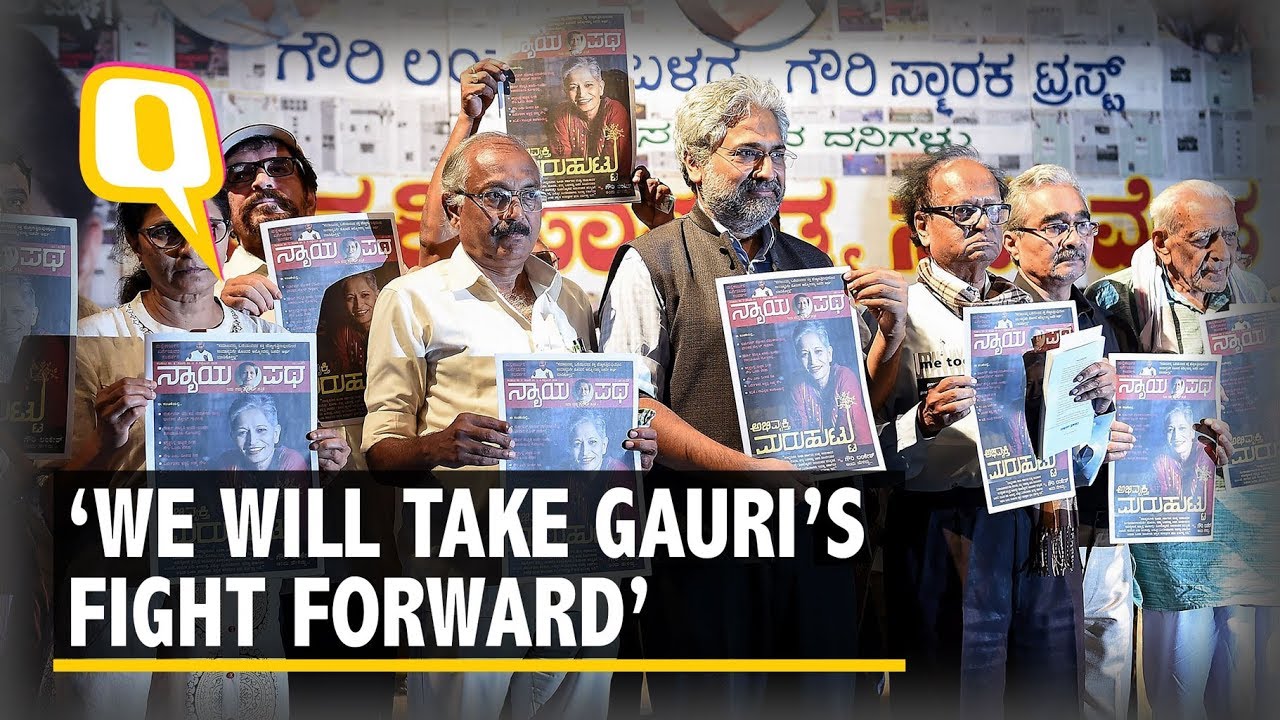 Journalists, Activists Remember Gauri Lankesh on Death Anniversary | The Quint