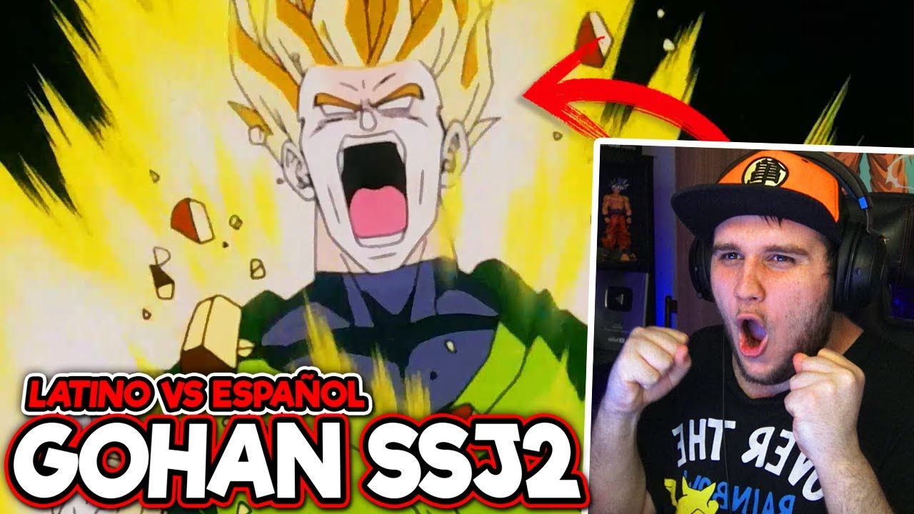 Español reacciona a DRAGON BALL LATINO ⚡ Gohan se Transforma en SSJ2 frente a Kibito