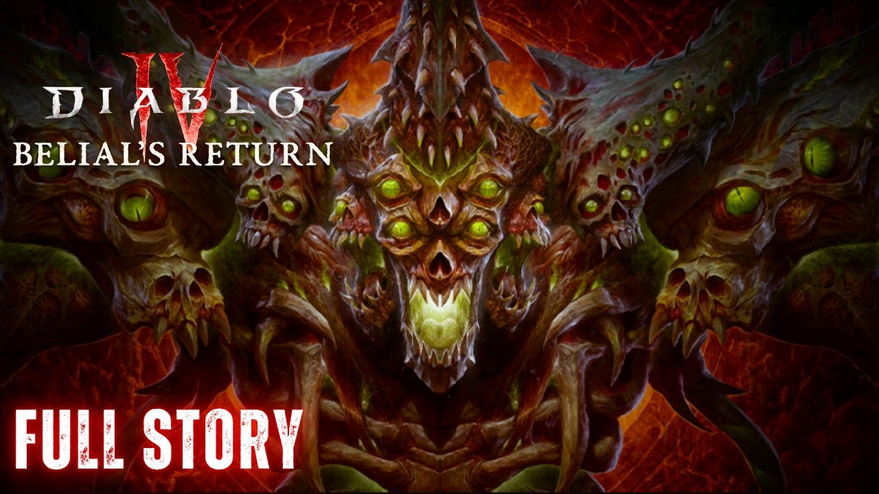 Diablo 4 - Belial's Return | Full Story Campaign | No Commentary