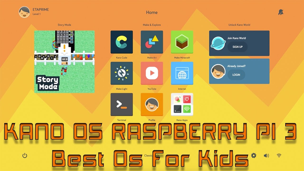 Kano Os Raspberry Pi Quick Look AWESOME OS FOR KIDS!!