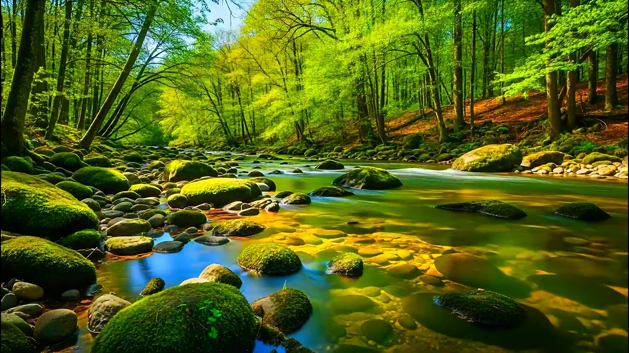 Instant Peace of Mind 🌿 Calming Water Flow & Soft Music for Anxiety Relief | Deep Relaxation ASMR