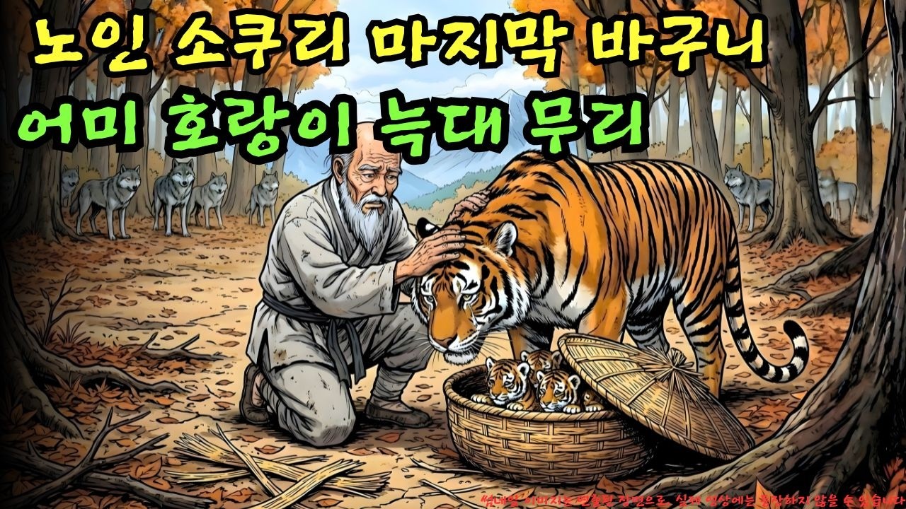 👉 소쿠리 짜던 노인이 마지막 바구니를 어미 호랑이에게 내주었다… 그런데 이 선택은 과연 위험하지는 않았을까?ㅣ옛날이야기 ㅣ민담 ㅣ오디오북ㅣ전설ㅣ설화 ㅣ야담