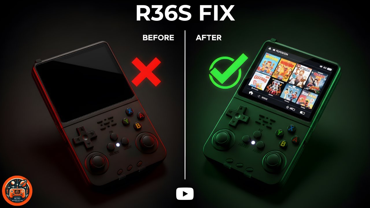 R36S Not Turning On? Fix Corrupted SD Card | ArkOS Fresh Install | Retro Interstellar