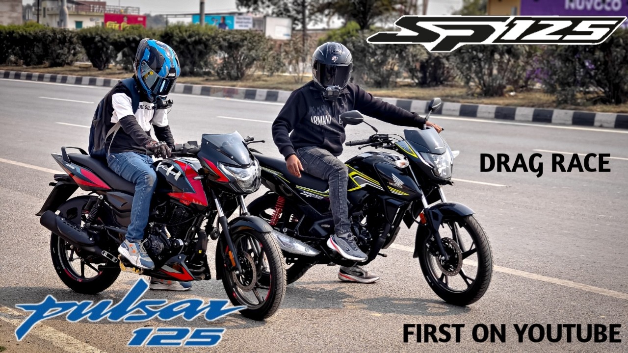 Bajaj Pulsar 125 Vs Honda SP 125 | Drag Race | First On Youtube