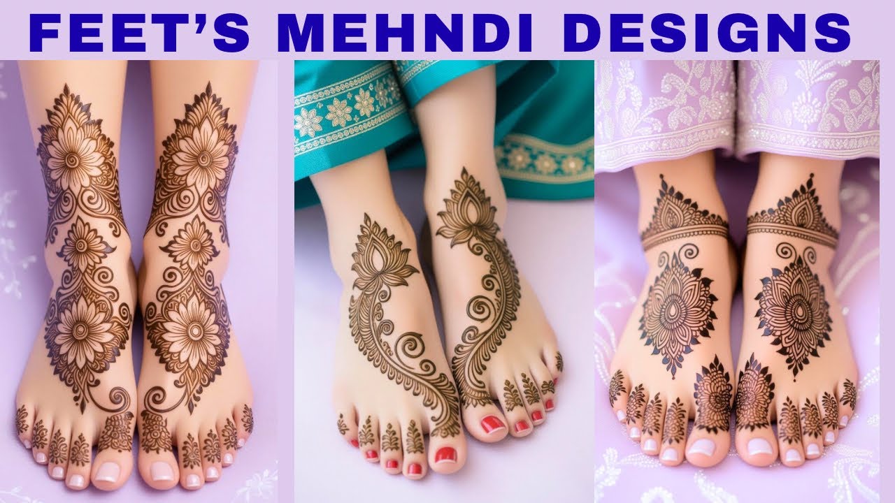 Feet’s Mehndi Designs | peron ki mehndi | Latest Pack 132 | Full Hand Henna Mehandi |