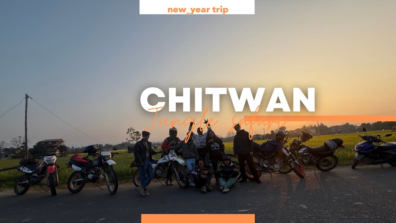 Chitwan Bike Trip Vlog | New Year Ride from Kathmandu 🇳🇵