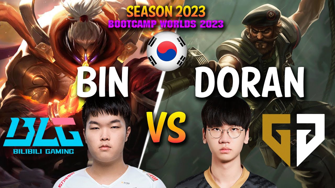 BLG Bin vs GEN Doran - Bin JAX vs Doran GANGPLANK Top - Patch 13.21 KR Ranked