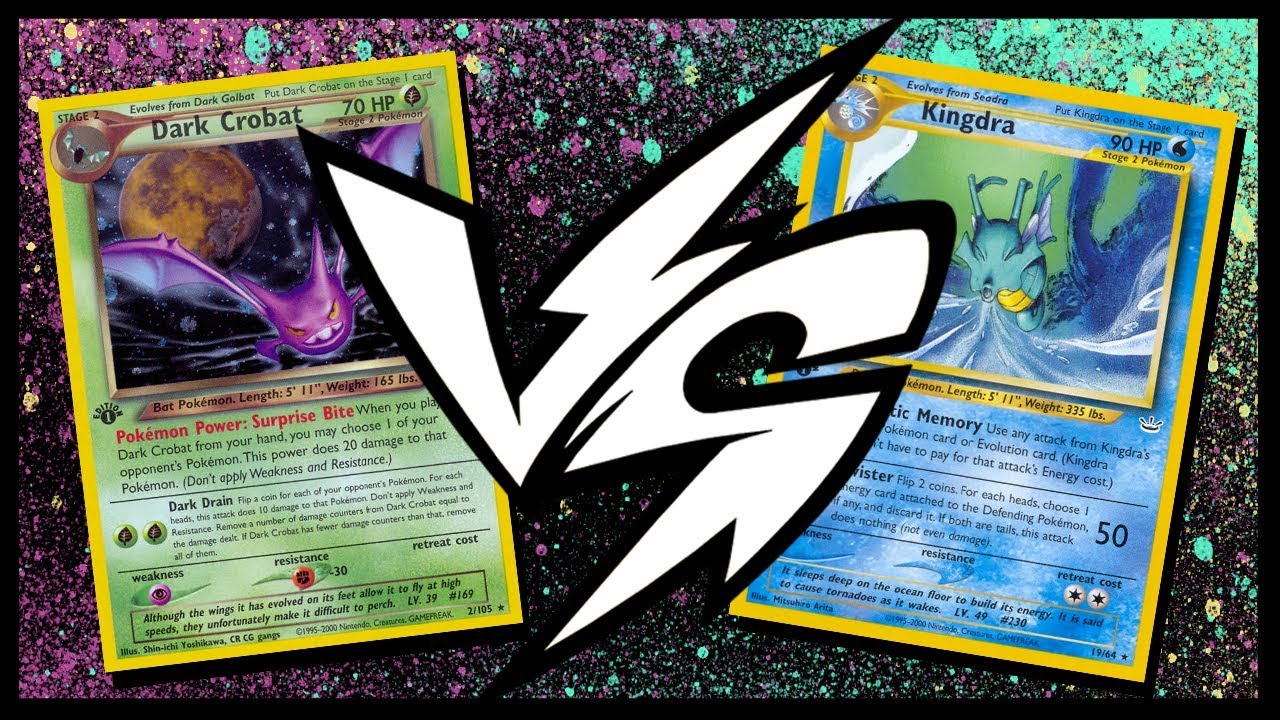 Kingdra / Pichu vs Sneasel / Dark Crobat - Pokemon Tabletop Gameplay