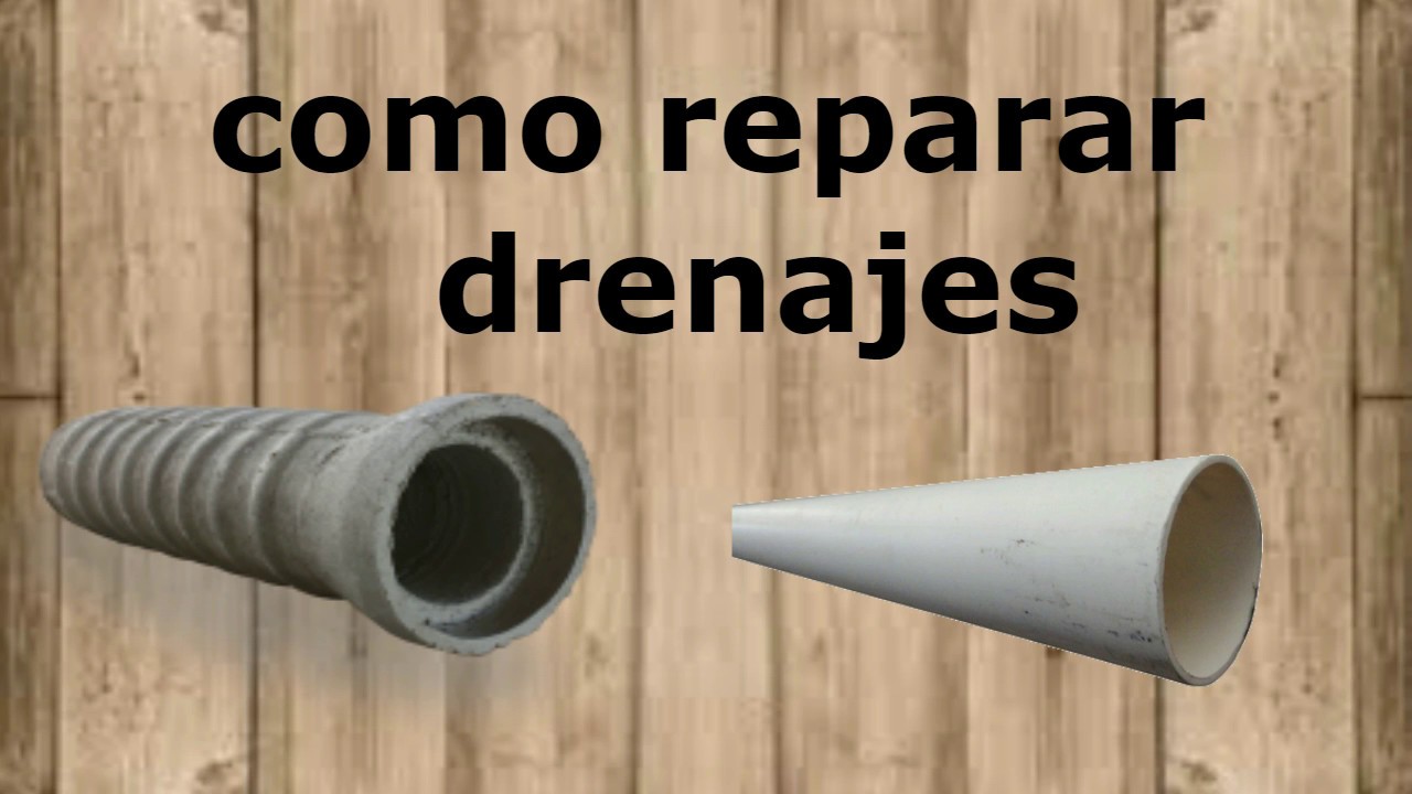 reparar tubo de drenaje