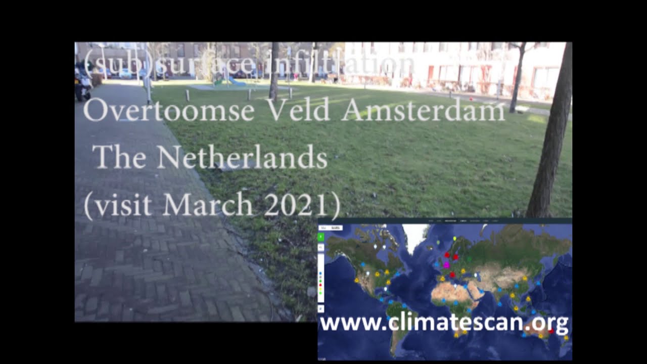 subsurface infiltration Overtoomse Veld Amsterdam The Netherlands visit March 2021
