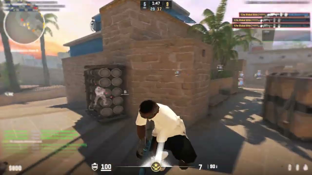 cs2 hvh highlights | ft. gamesense.pub / skeet.cc『8-6K』#15