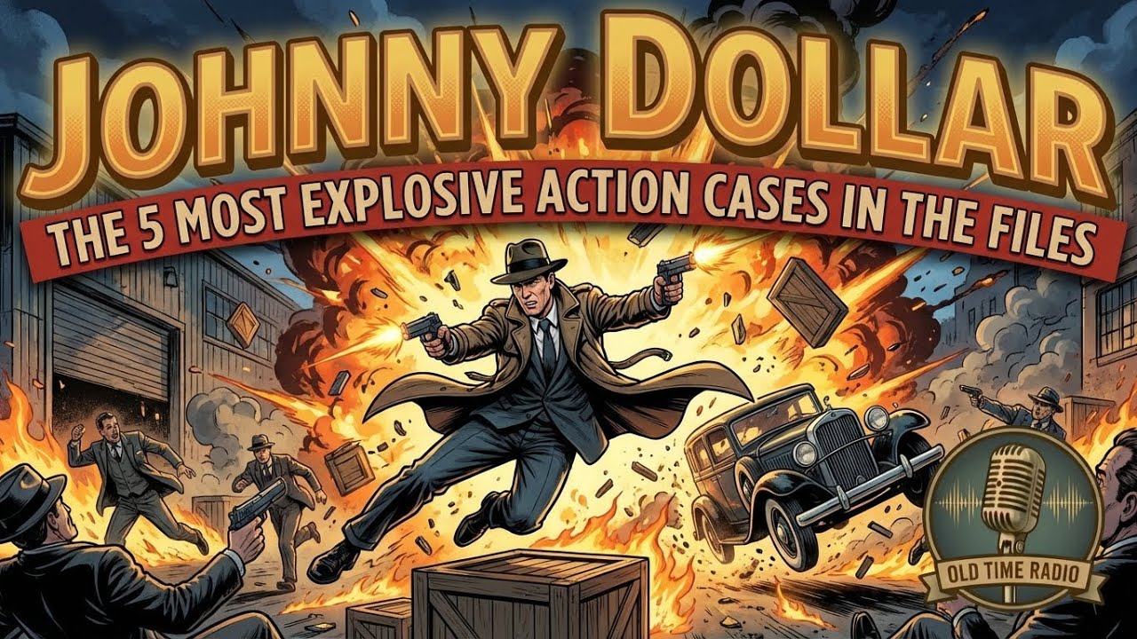 Johnny Dollar: The 5 Most Explosive Action Cases in the Files | Old Time Radio