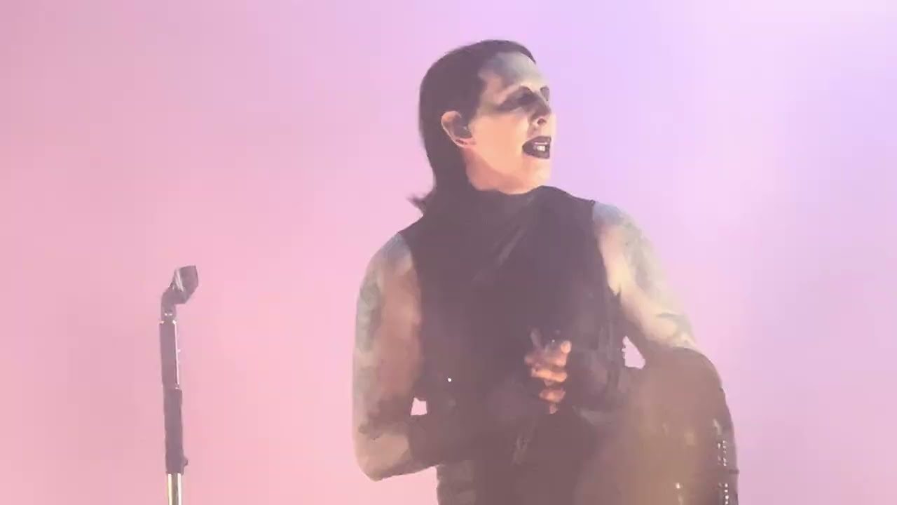 Marilyn Manson - Disposable Teens, Angel With The Scabbed Wings (Park Live Almaty 6.09.2024)