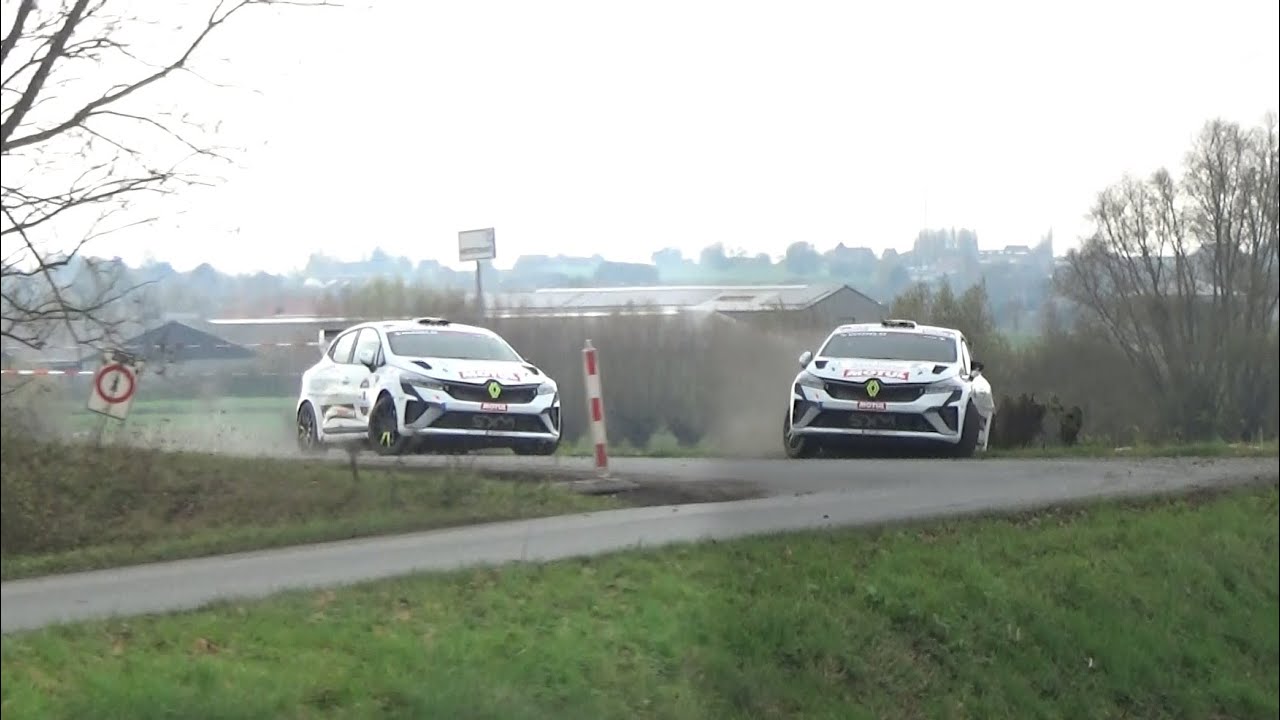 Rally van Kortrijk 2025 - SS7: Bellegem 2 - all cars, double pass (raw footage) - hot moment Boone