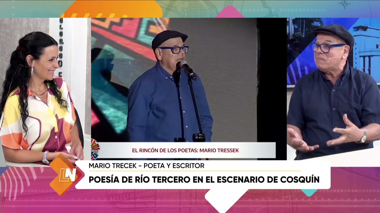 Poesía de Río Tercero en el escenario de Cosquín, Mario Trecek