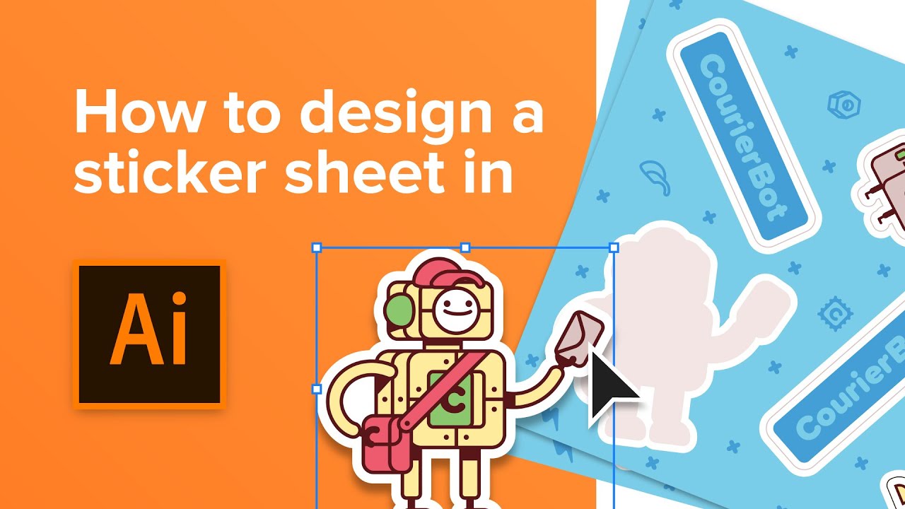 How to design a sticker sheet in Illustrator