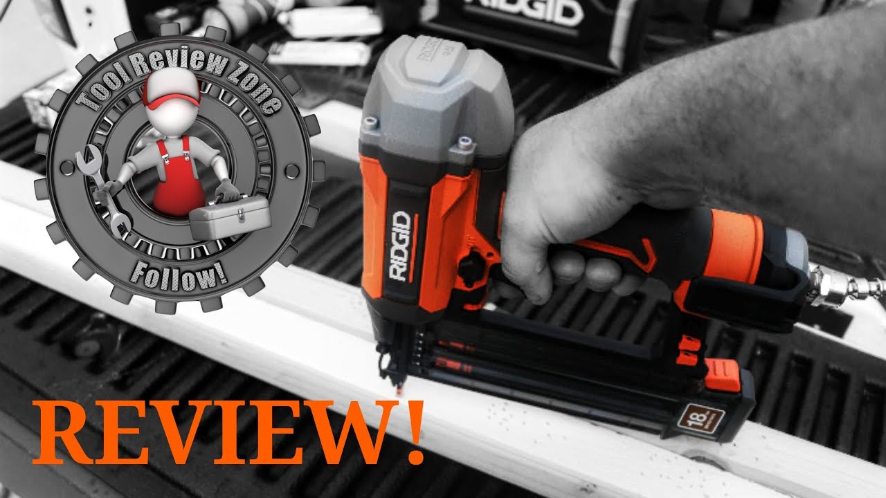 RIDGID 18 Gauge Brad Nailer REVIEW! (R213BNF) #bradnailer #pneumatic #woodworking #cabinetry
