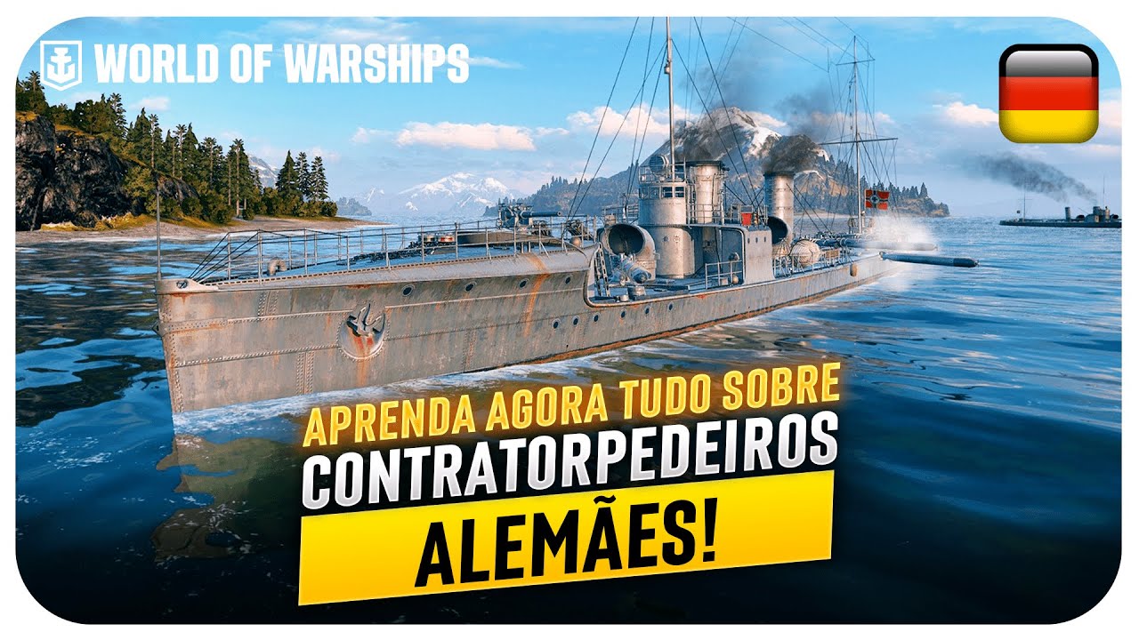 GUIA para INICIANTES: APRENDA o BÁSICO sobre os CONTRATORPEDEIROS ALEMÃES  no WORLD OF WARSHIPS!
