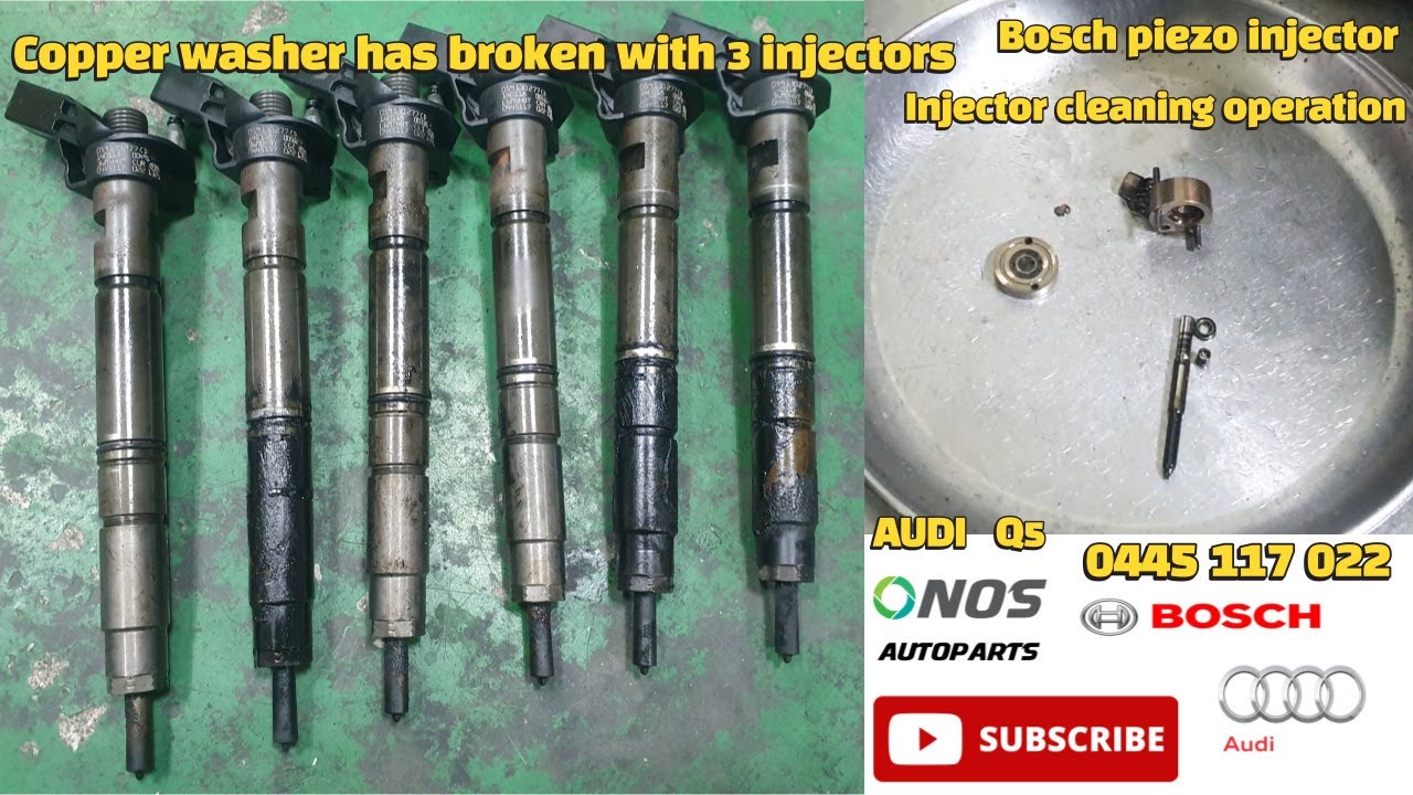 Audi Q5  PIEZO INJECTOR CLEANING 0445 117 022