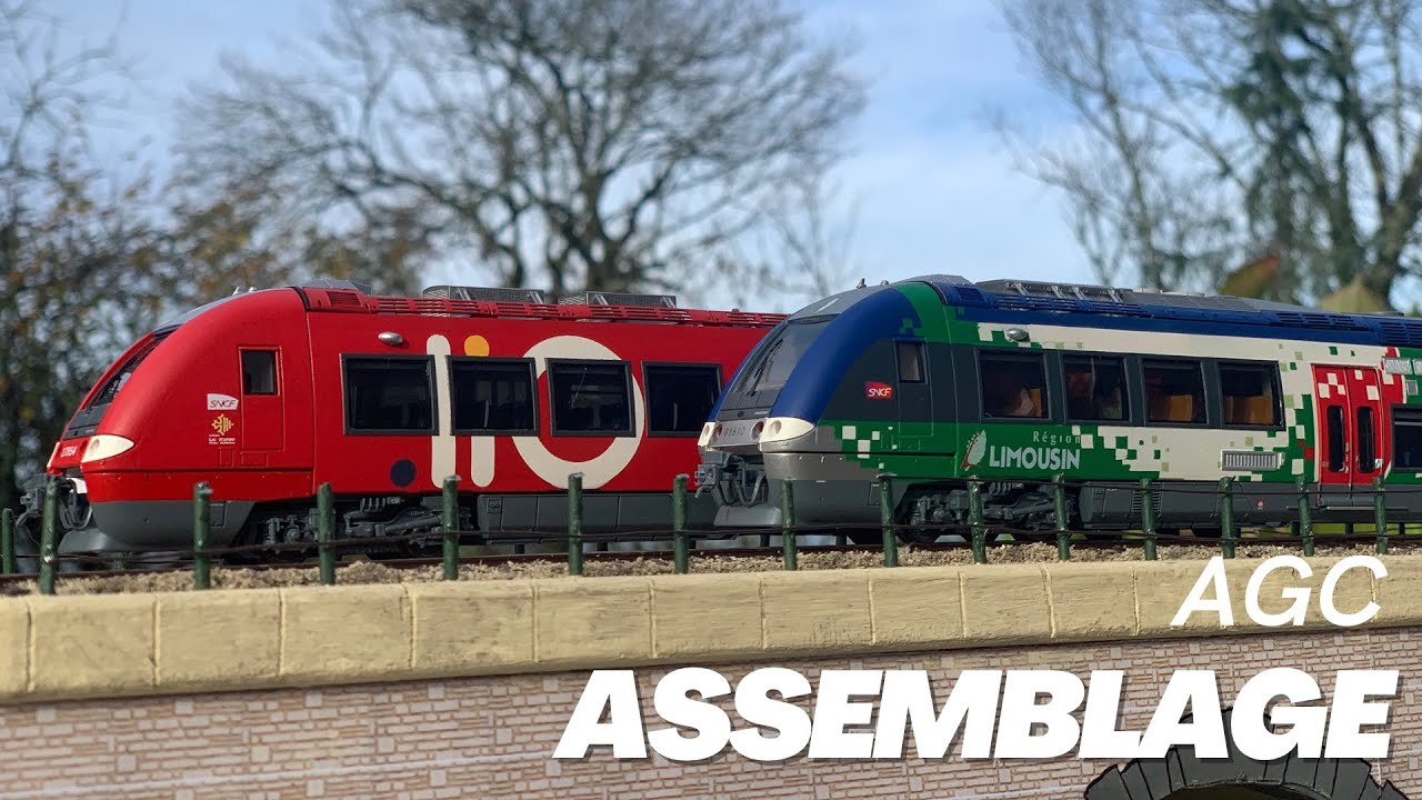 Assemblage d’un AGC LS Models 3 caisses en livrée Limousin