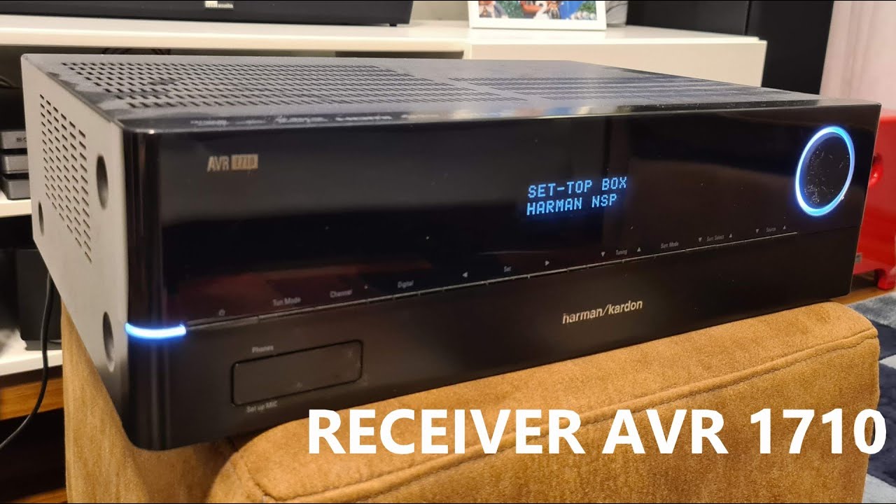 Harman Kardon AVR 1710 - pt-br - Menus OSD e breve relato de uso.