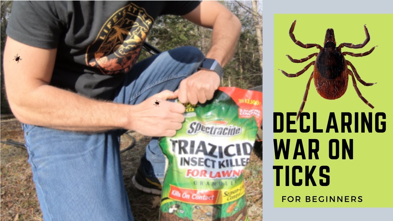 How To use Triazicide to kill ticks and protect from Lyme Disease.