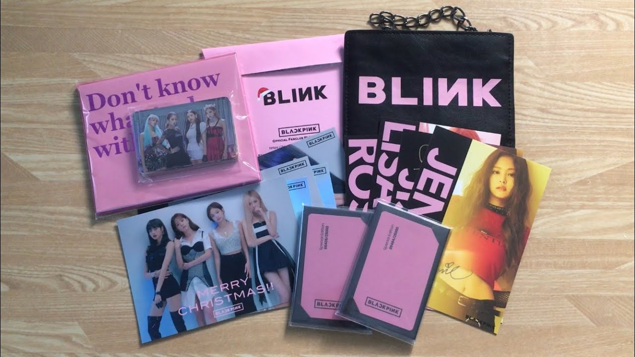 [UNBOXING] BLACKPINK Christmas Card Set, Blink Japan Fanclub Postcard, Samsung Galaxy A80 Photocards