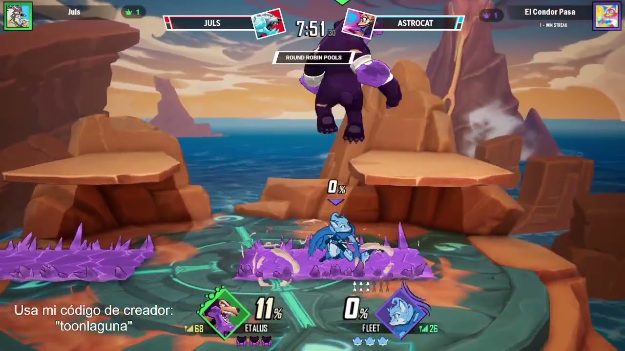 Juls vs Astrocat    Town Hall 16