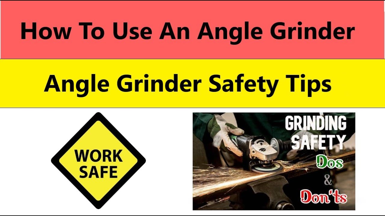 How To Use An Angle Grinder | These Grinder Safety Tips Could Save You! | Power Tools Safety