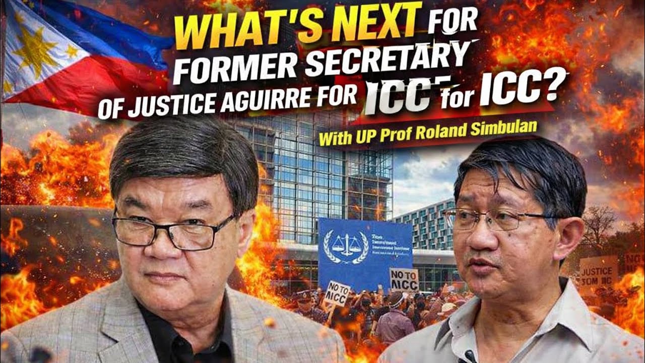 LIVE: Warrants from ICC to Sec. Aguirre with UP Prof Roland Simbulan