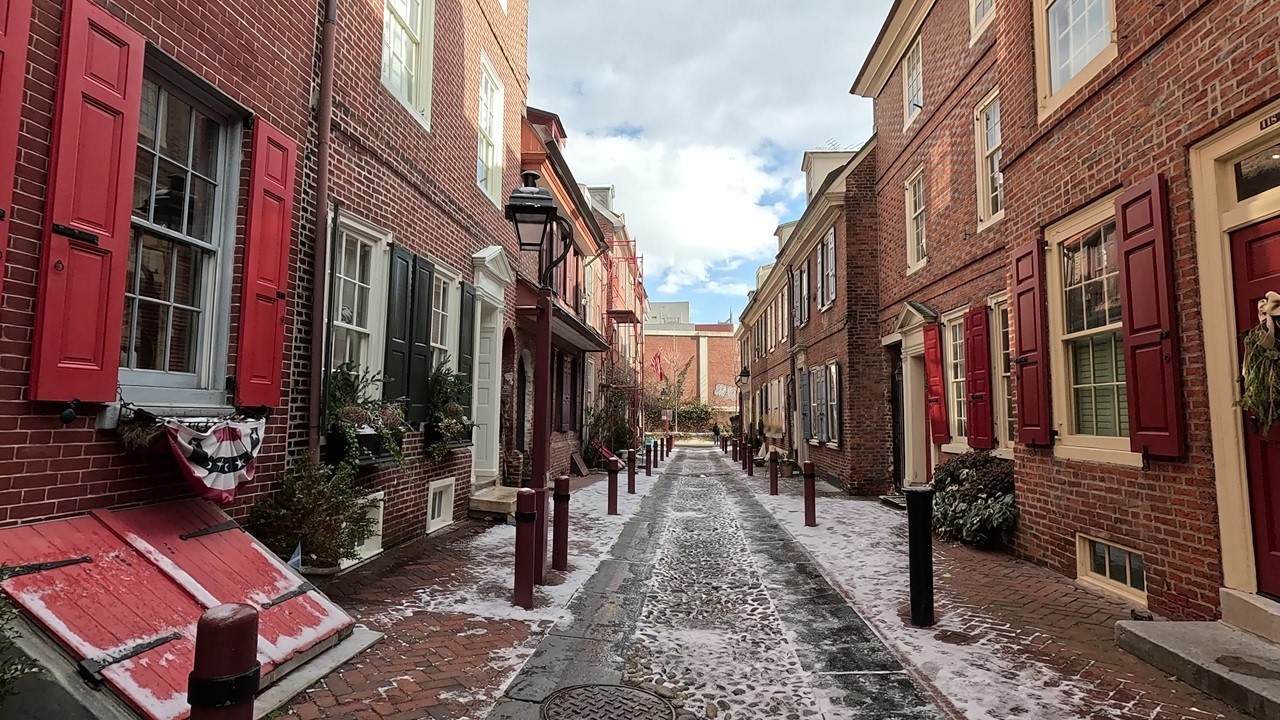 ⁴ᴷ⁶⁰ Walking Philadelphia, PA: Old City neighborhood tour