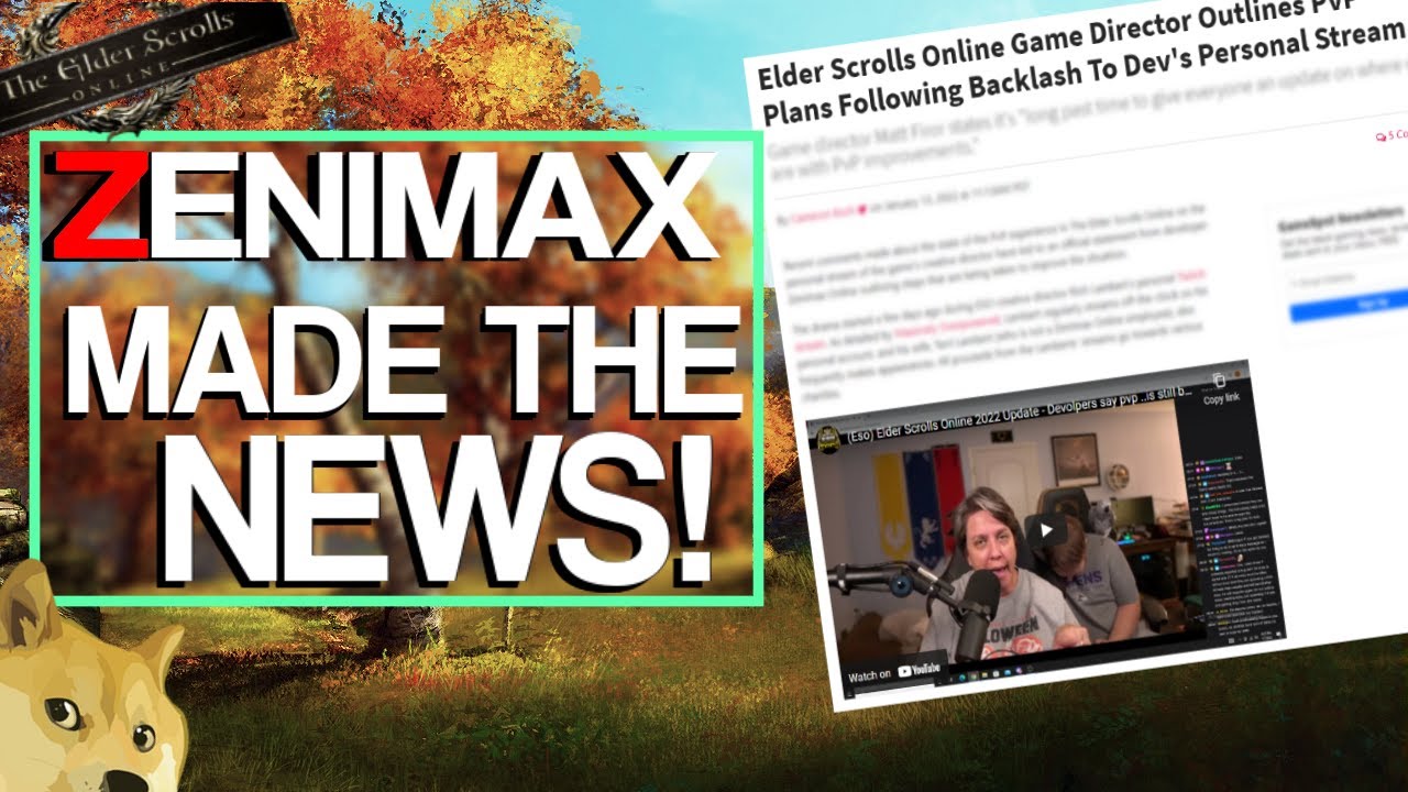 Zenimax Made Headlines! - Elder Scrolls Online
