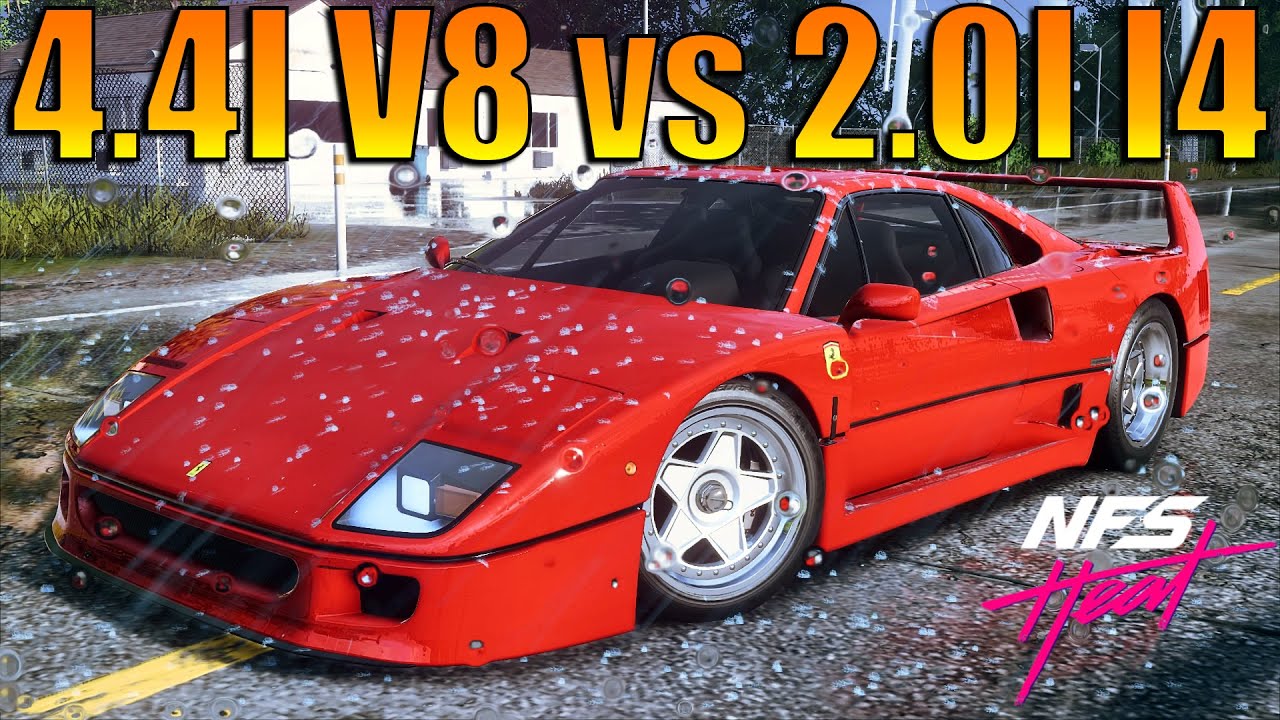 NFS Heat - Best Engine Swap For FERRARI F40 (Fully Upgraded 400+ Ultimate+ Parts)