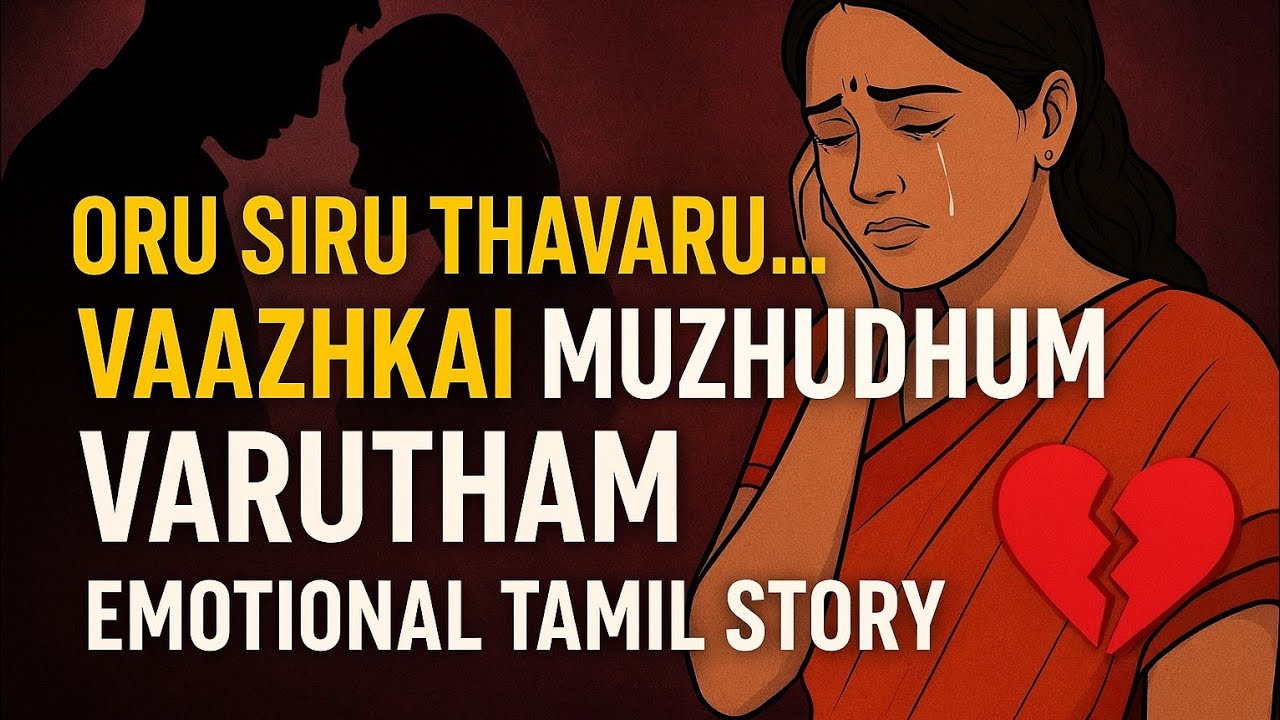 Oru Siru Thavaru&hellip; Vaazhkai Muzhudhum Varutham 💔 | Emotional Tamil Story | Husband Wife Love
