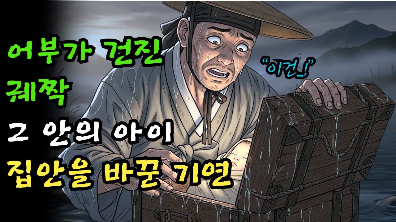 강물에 떠내려온 궤짝을 건진 어부, 금은보화 대신 갓난아기! 그 아이가 가져다준 로또급 행운 | 야담 |옛날이야기 |민담 |전설 | 설화