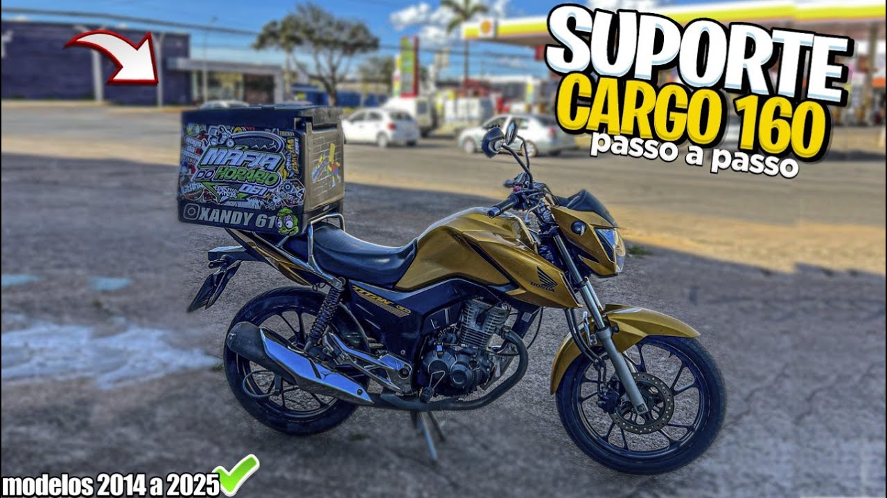 COMO INSTALAR SUPORTE DA CARGO NA 160 2014 a 2025 ‹XANDY 61›