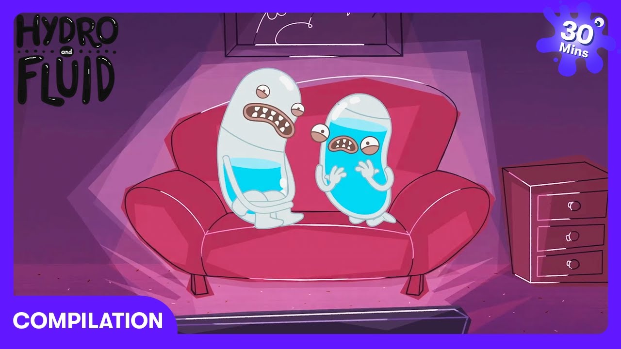 Hydro and Fluid - ¡Invasión Alienígena! | Dibujos Infantiles | WildBrain Garaje de Gadgets