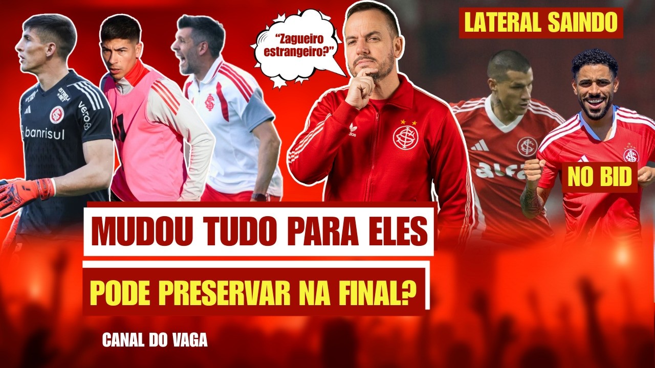 INTER VAI PRESERVAR NA FINAL?? | PEZZOLANO MUDOU TUDO PARA OS URUGUAIOS! | ZAGUEIRO ESTRANGEIRO?