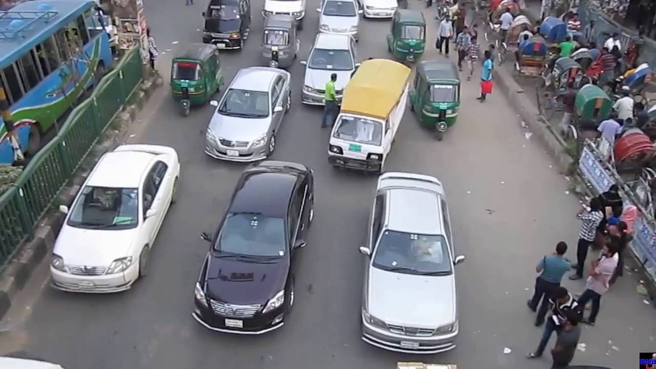 DHAKA TRAFFIC JAM 2016 | Traffic Jam of Dhaka City - Science Laboratory, Bangladesh, Part-6 HD