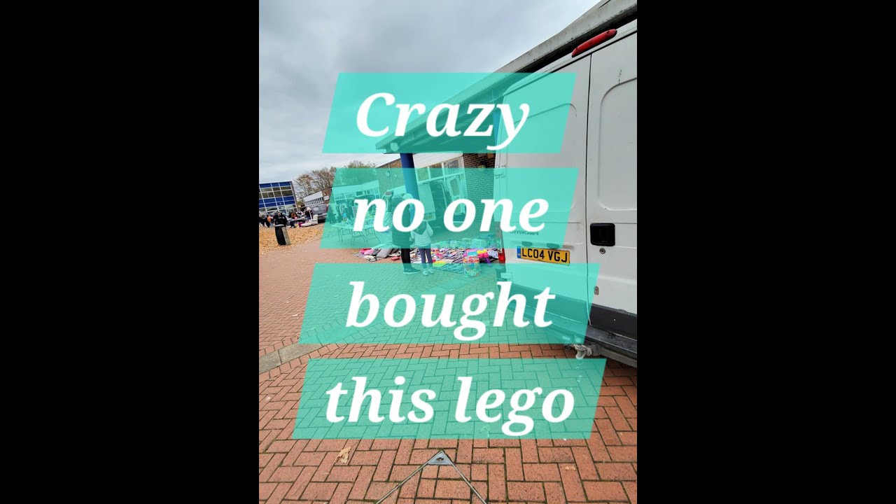 Great Lego find and angry guy at car boot (flea market)